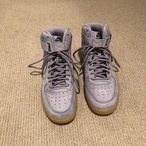 Nike Air Force 1 blue suede